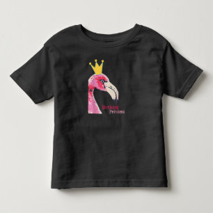 Födelsedagsprinsessa Flicka Flamingo Söt Flaming T Shirt