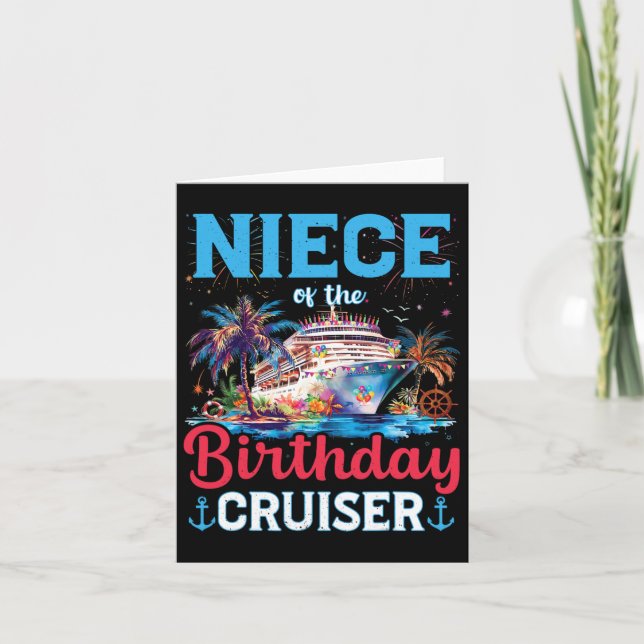 Födelsedagsryttare vid Cruiser Funny Cruise Birthd Kort (Framsida)