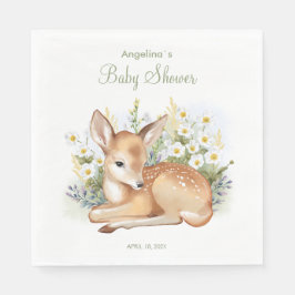 Födelsedagsservetter för baby shower med bedårande pappersservett