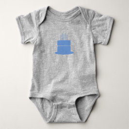 Födelsedagstårta valfri färg Babyblus T Shirt