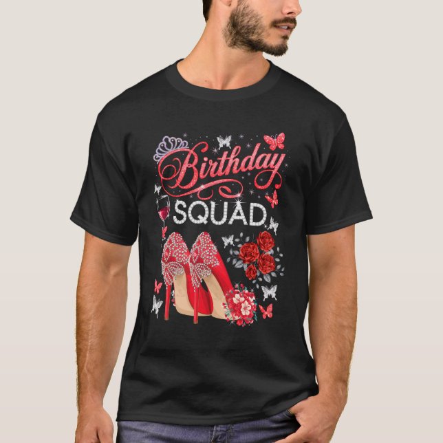 Födelsedagstorget Diva Squad Krona Hearts High Hee T Shirt (Framsida)