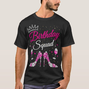 Födelsedagstorget Diva Squad Krona Hearts High Hee T Shirt