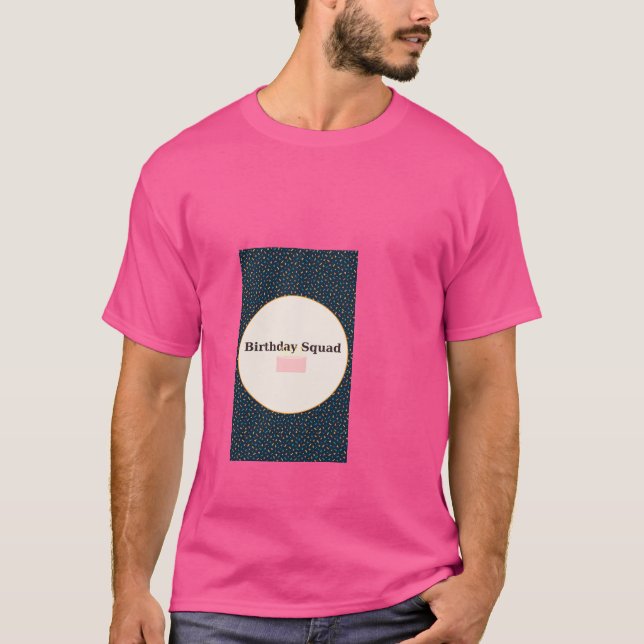 Födelsedagstorget Konfetti Party Tee (Framsida)