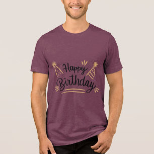 Födelsedagstypografi-citat T Shirt