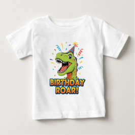 Födelsedagsvrål Söt dinosaurie födelsedagsfest des T Shirt