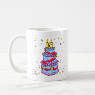 Födelsedagtårta Kaffemugg