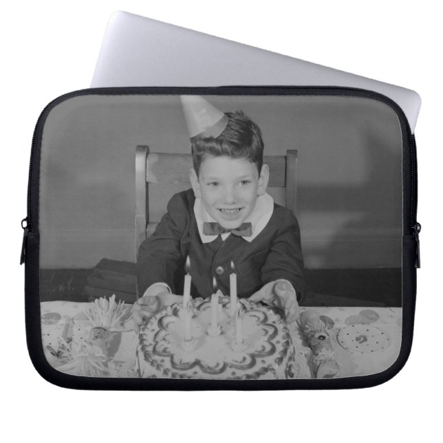 Födelsedagtårta Laptop Sleeve (Framsidan)