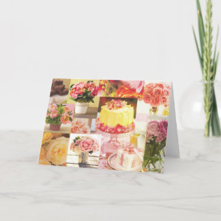 Födelsedagtårtakort Kort