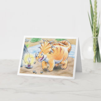 FödelsedagTriceratops Kort