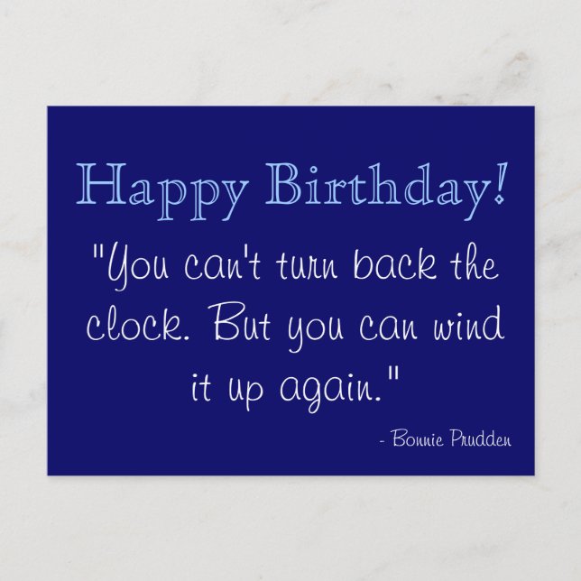 Födelsedagvykort - Pruden Vykort (Framsida)