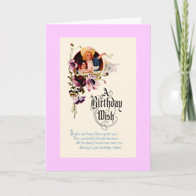 FödelsedagWish Kort (Framsida)