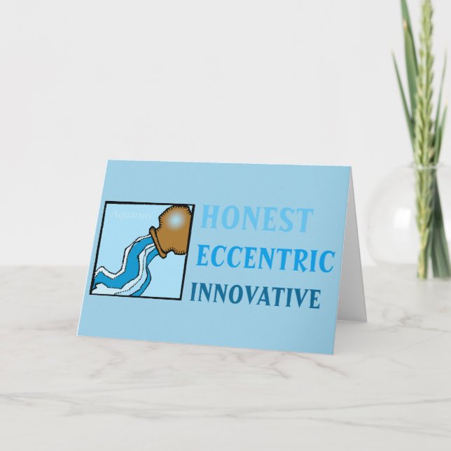 FödelsedagZodiac undertecknar Kort (Framsida)