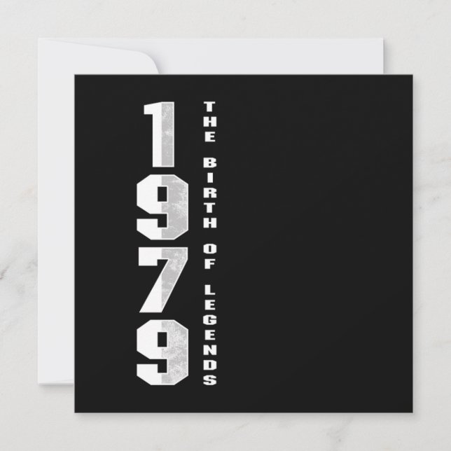 Födelsedatum 1979, 41:a födelsedagspresent inbjudningar (Framsida)