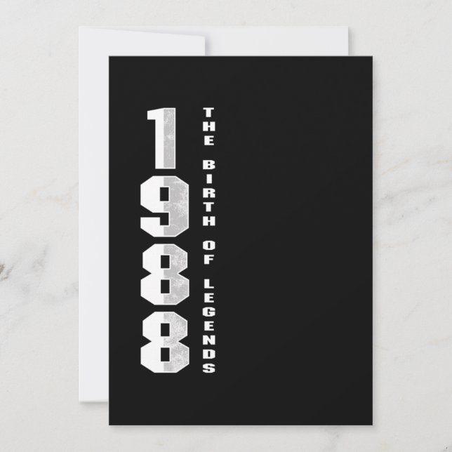 Födelsedatum 1988 32:a födelsedagspressen inbjudningar (Framsida)