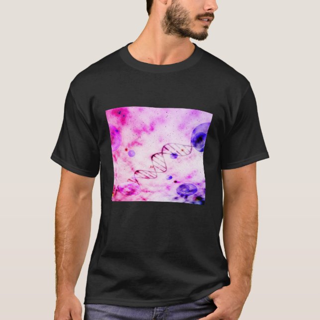 Födelsedatum för en DNA-molekyl T Shirt (Framsida)