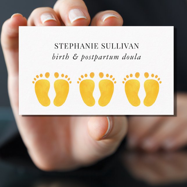 Födelsedatum och postpartum Doula Visitkort (Skapare uppladdad)