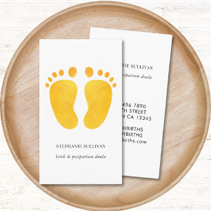 Födelsedatum och postpartum Doula Visitkort