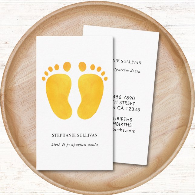 Födelsedatum och postpartum Doula Visitkort (Skapare uppladdad)