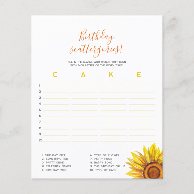 Födelsedlarna! Första födelsedagsspelet (Framsida)