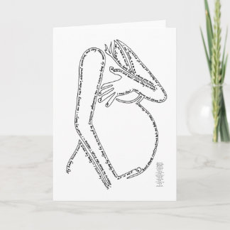 Födelsejaktkort Kort