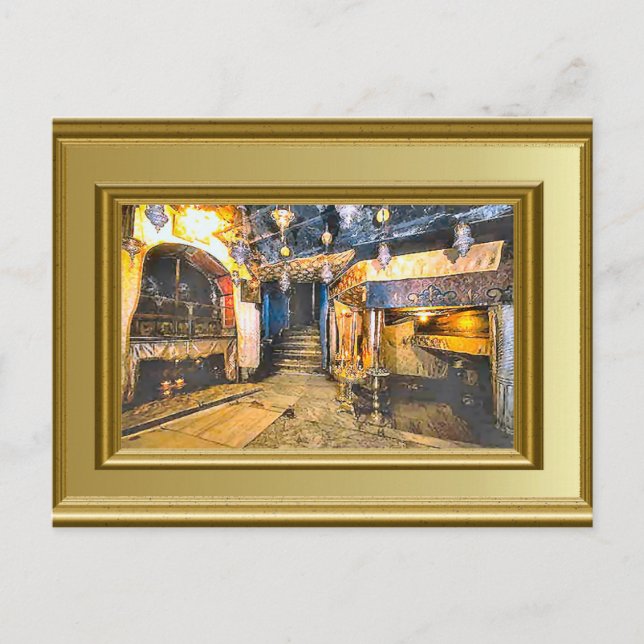 Födelsekyrkan, Betlehem Vykort (Framsida)