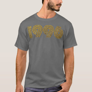 Födelselåret Glitter T Shirt