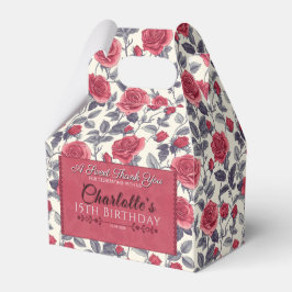 Födelselogg i Ro fet för Garden Party Presentaskar