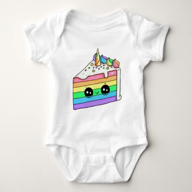 Födelselsekstårta  T-Shirt Barnförkläde (Framsida)