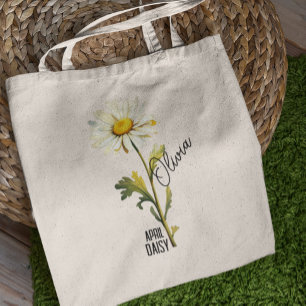Födelsemånad april Daisy Namn Tygkasse