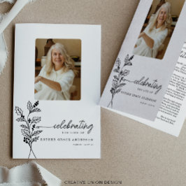 Födelsemånadens blomsterprogram i december reklamblad