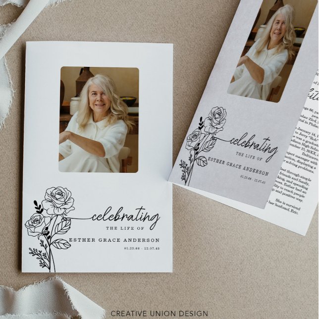 Födelsemånadens blomsterprogram i juni reklamblad (Skapare uppladdad)