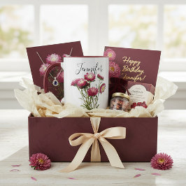 Födelsemånadsblomma-September personlig mugg