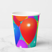 Födelsemärkeskoppar med ballongdesign