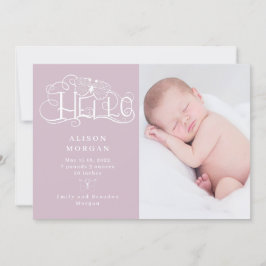 födelsemeddelande för skräpfjäril inbjudningar