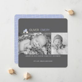 Födelsemeddelande om kläckt ägg från Chicken Baby Meddelande