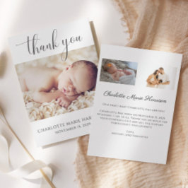 Födelsemeddelande om minsta möjliga Nyfödd bebis T Inbjudningar