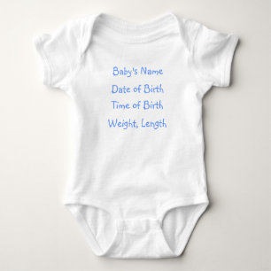 Födelsemeddelandet Onsie! Tee Shirt