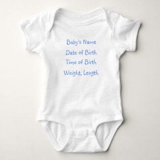 Födelsemeddelandet Onsie! Tee Shirt