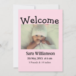 Födelsemedit minimalistisk modern redigering annon meddelande