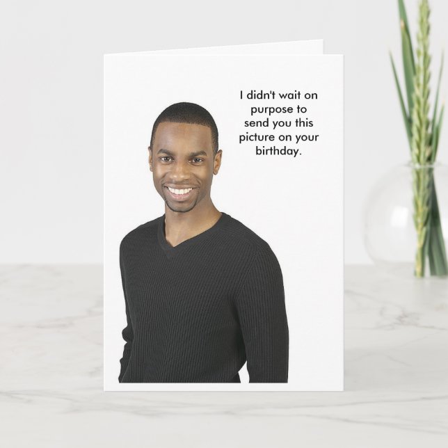 Födelsemotdagsfoto Kort (Framsida)