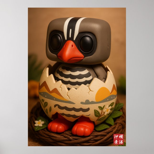 Födelsen av Kagu. Poster (Framsidan)