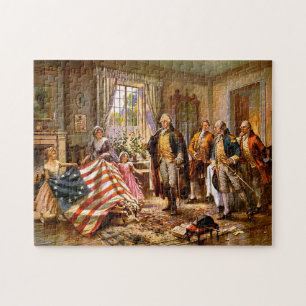 "Födelsen av old glory" - Circa 1917 Pussel
