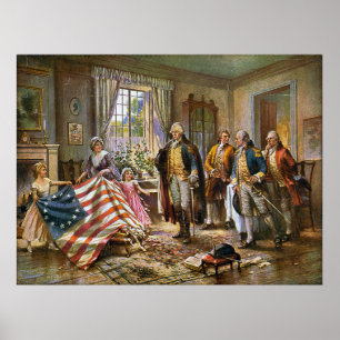 Födelsen av Old Glory Poster