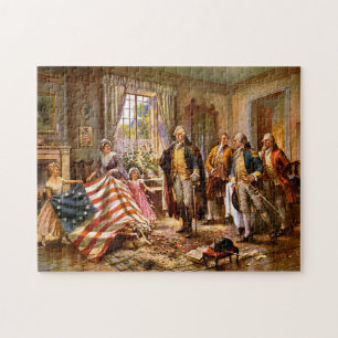 "Födelsen av old glory ", Pussel