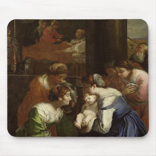 Födelsen av oskulden, c.1620 musmatta (Framsidan)