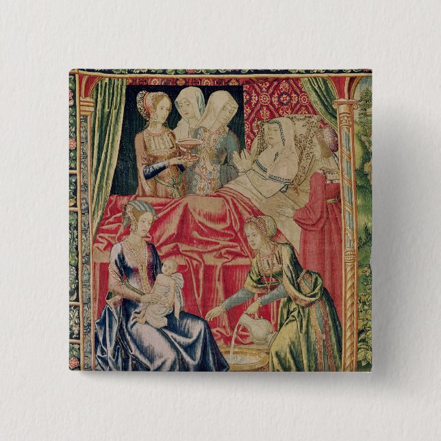 Födelsen av oskulden knapp (Framsida)