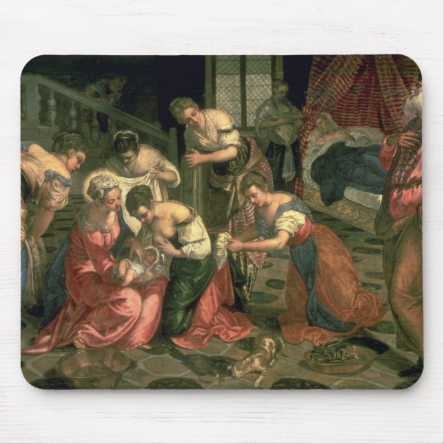 Födelsen av St John det baptistiskt, 1550-59 Musmatta (Framsidan)