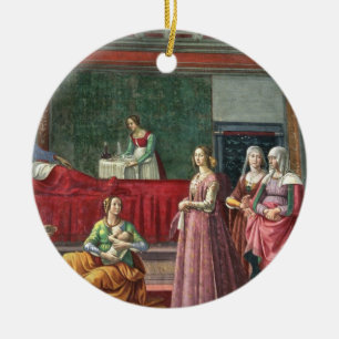 Födelsen av St John det baptistiskt (frescoen) (s Julgransprydnad Keramik