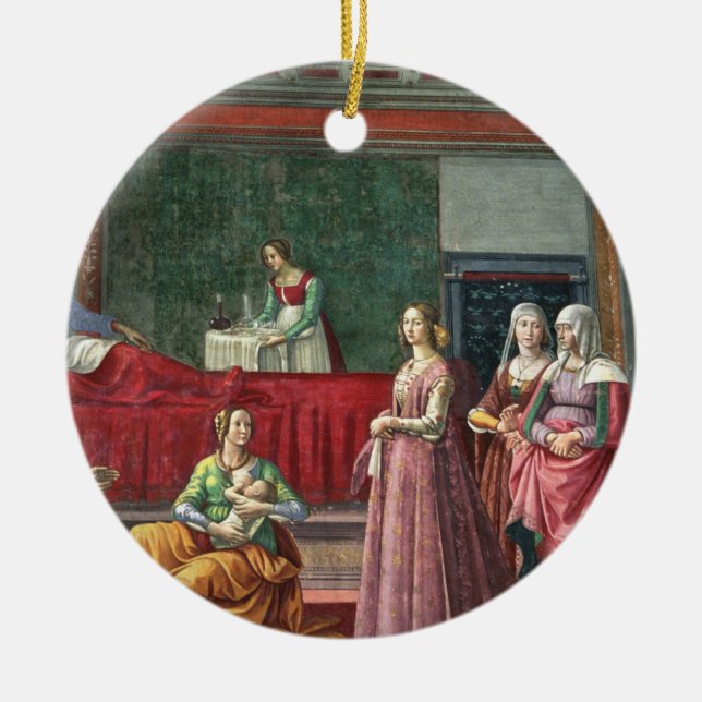 Födelsen av St John det baptistiskt (frescoen) (se Julgransprydnad Keramik (Framsidan)