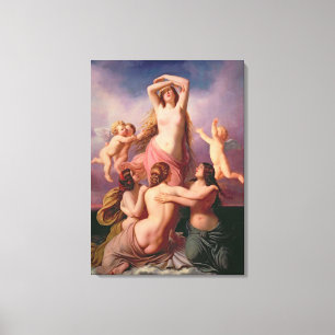 Födelsen av Venus, 1846 Canvastryck